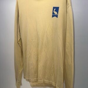 Comfort Colors Pale Yellow Long Sleeve Tee